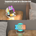 4-in-1 Night Lamp | RGB Speaker + Phone Holder + 15W Wireless Charger