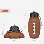 Collapsible Sports Water Bottle | Leak-Proof Portable BPA-Free