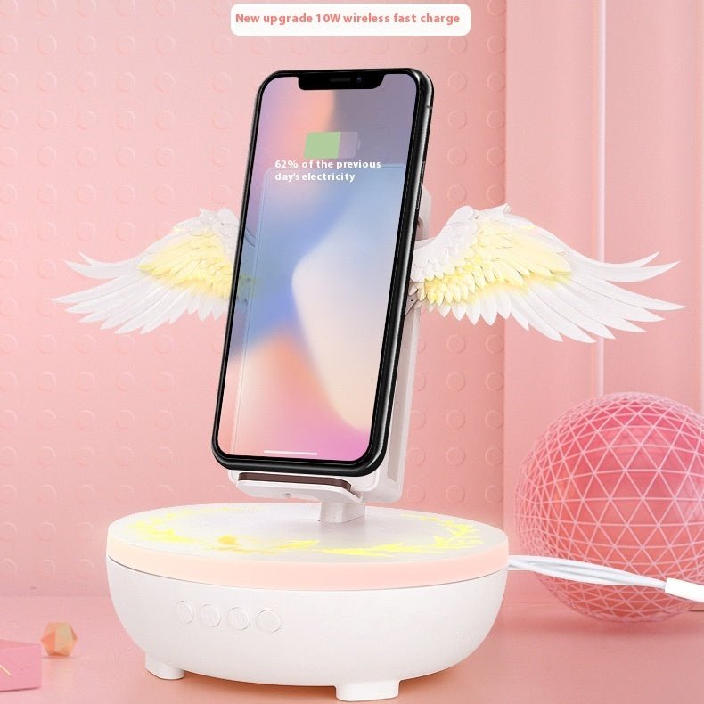 2-in-1 Wireless Charger with Bluetooth Speaker | 15W Fast Charging