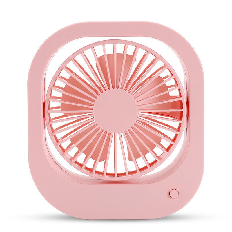 USB Mini Desk Fan | 2-Speed 180° Adjustable Portable Desktop Fan