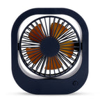 USB Mini Desk Fan | 2-Speed 180° Adjustable Portable Desktop Fan
