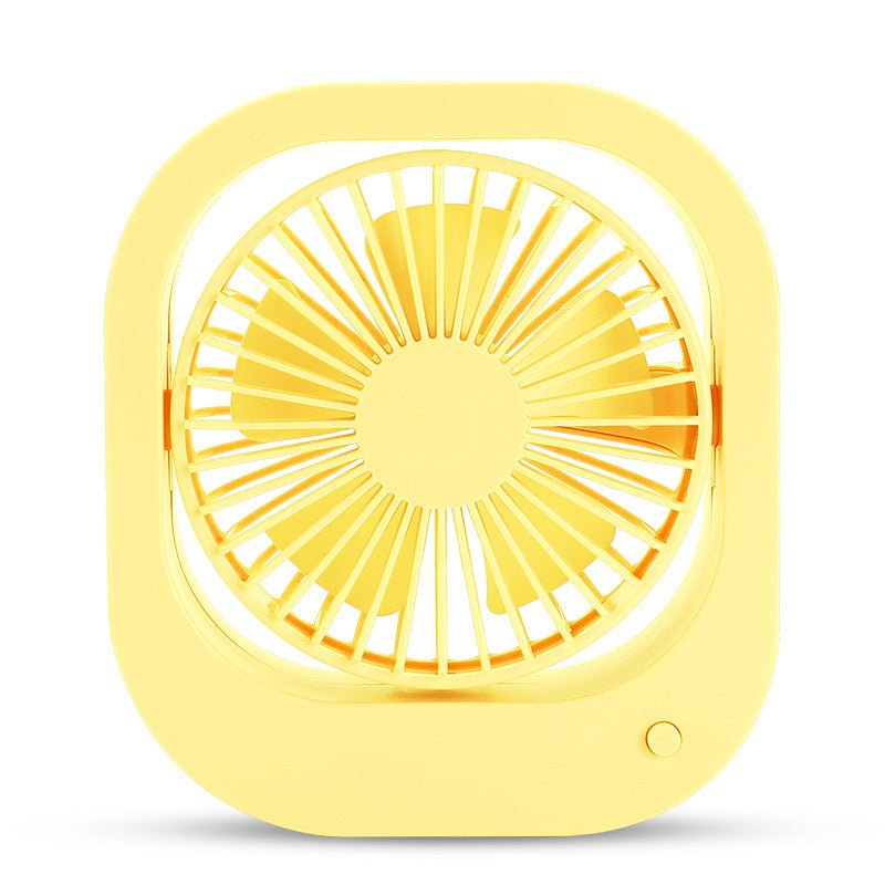 USB Mini Desk Fan | 2-Speed 180° Adjustable Portable Desktop Fan