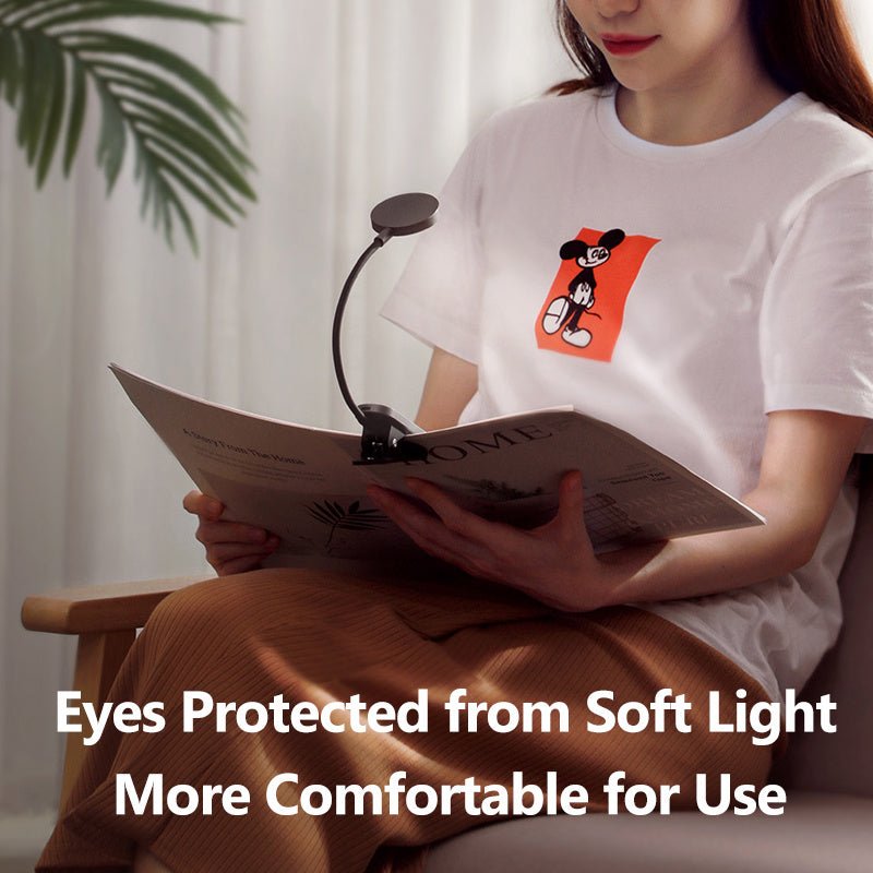 LED Eye-Care Reading Lamp | USB Rechargeable Desk Light