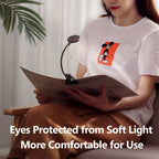 LED Eye-Care Reading Lamp | USB Rechargeable Desk Light