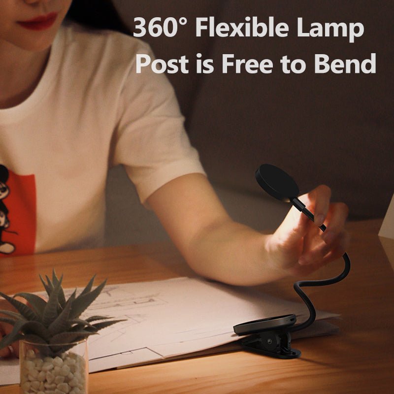 LED Eye-Care Reading Lamp | USB Rechargeable Desk Light