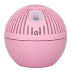 Wood Grain Aroma Humidifier | 7-Color LED Essential Oil Diffuser