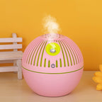Wood Grain Aroma Humidifier | 7-Color LED Essential Oil Diffuser